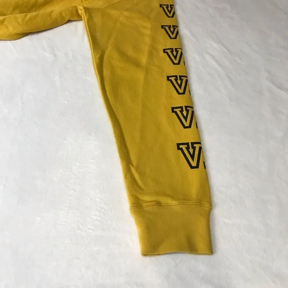 RVCA Matty Hoodie Men’s Size M Color Yelow Kangaroo Pocket Pullover 100% Cotton - Picture 4 of 14